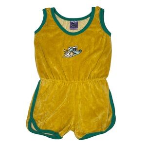 Jelly Alligator Velour Romper